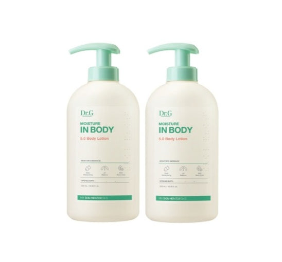 2 x Dr.G Moisture in Body 5.0 Body Lotion 500ml from Korea by Dr.G