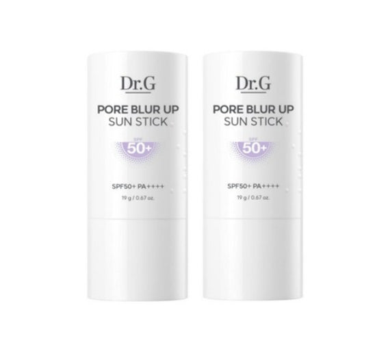 2 X Dr.G Pore Blur Up Sun Stick 19g SPF50+ PA++++ from Korea by Dr.G