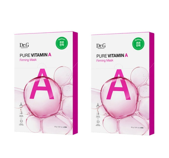 Dr.G Pure Vitamin Mask Pack (12 Stück, Vitamin A/ B5/ C) aus Korea