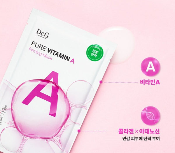 5 x Dr.G Pure Vitamin A Firming Mask 23g from Korea