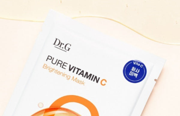 Dr.G Pure Vitamin Mask Pack (12 Sheets, Vitamin A/ B5/ C) from Korea