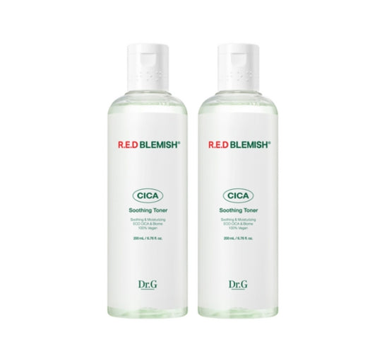 2 X Dr.G R.E.D Blemish Cica Soothing Toner 200ml from Korea by Dr.G