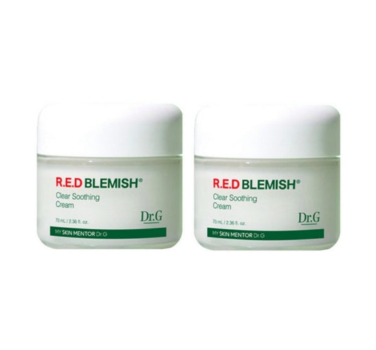2 X Dr.G R.E.D Blemish Clear Soothing Cream 70ml (Jar) from Korea by Dr.G