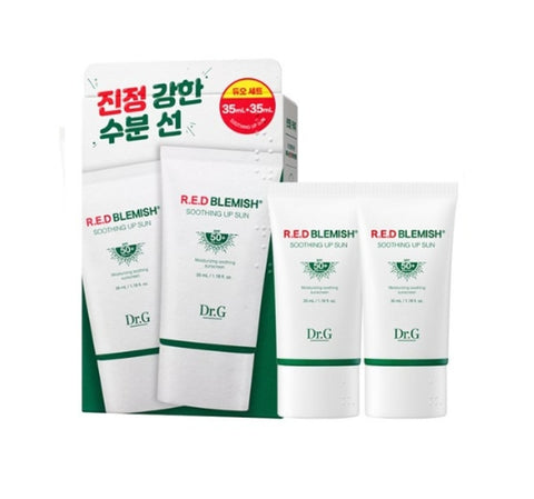 2 x Dr.G R.E.D Blemish Soothing Up Sun 35ml SPF50+ PA++++ from Korea by Dr.G