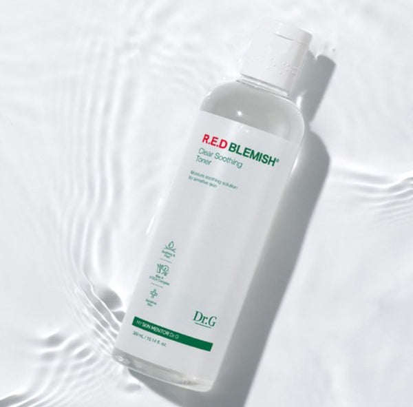 2 x Dr.G Red Blemish Clear Soothing Toner 300ml from Korea by Dr.G