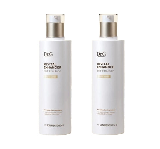 2 x Dr.G Revital Enhancer EGF Emulsion 150ml from Korea