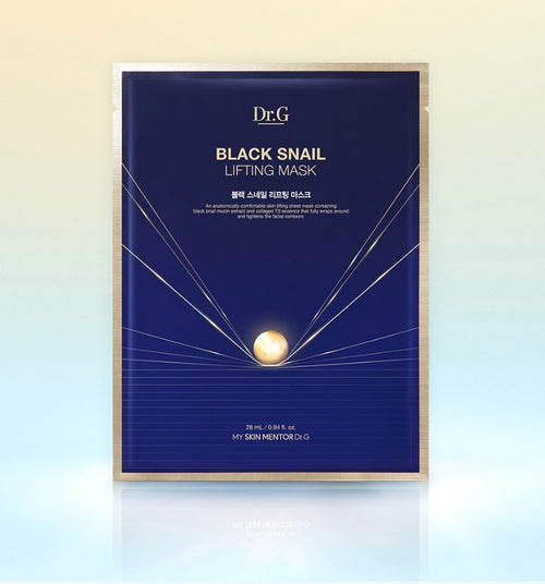 5 x Dr.G Royal Black Snail Lifting Mask 28ml from Korea by Dr.G