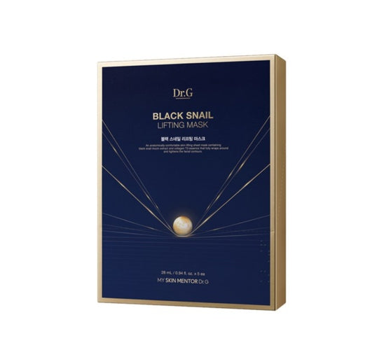 5 x Dr.G Royal Black Snail Lifting Mask 28ml from Korea by Dr.G