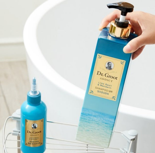 2 x Dr. Groot Addict Shampoo Lime Basil & Mandarin 680ml from Korea