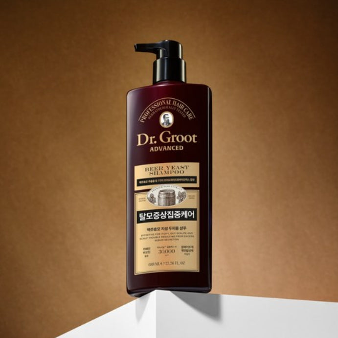 2 X Dr.Groot Advanced Beer Yeast Shampoo for Oily Scalp Intensive care for Hair Loss 688ml from Korea by Dr.Groot