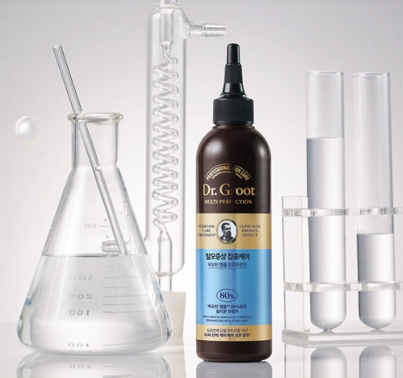 2 x Dr. Groot Intensive Care Multi-Perfection Hair Loss Control Biotin Ampoule Treatment 250ml from Korea