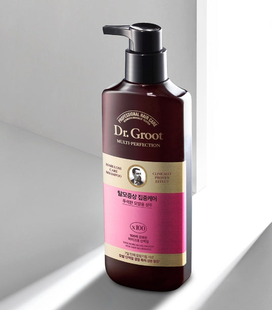 2 X Dr.Groot Intensive Care Multi-Perfection Hair Loss Control Shampoo for Fizzy Hair 400ml from Korea by Dr.Groot