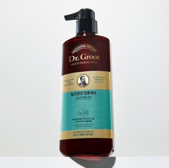 2 X Dr.Groot Intensive Care Multi-Perfection Hair Loss Control Shampoo for Oily Scalp 400ml from Korea by Dr.Groot