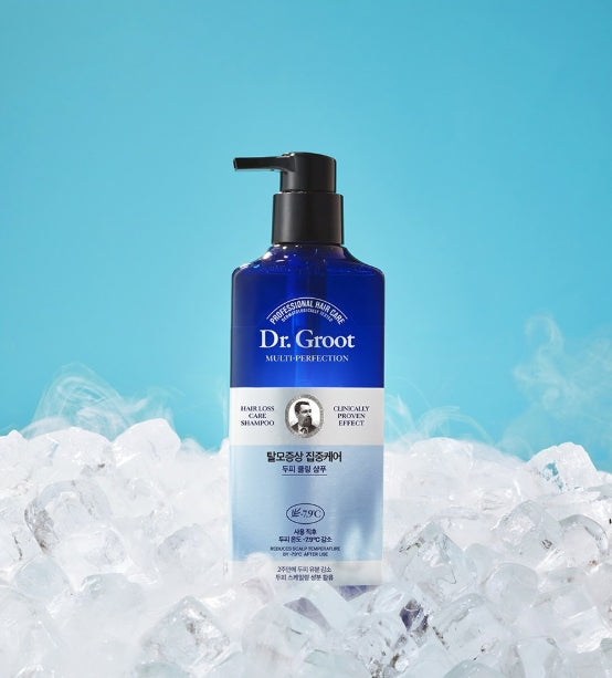 2 x Dr. Groot Multi-Perfection Intensive Care Hair Loss Control Scalp Cooling Shampoo 400ml from Korea