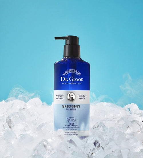 2 x Dr. Groot Multi-Perfection Intensive Care Hair Loss Control Scalp Cooling Shampoo 400ml from Korea