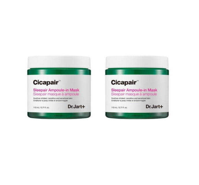 2 x Dr.Jart+ Cicapair Sleepair Ampoule-in Mask 110ml from Korea by Dr.Jart+