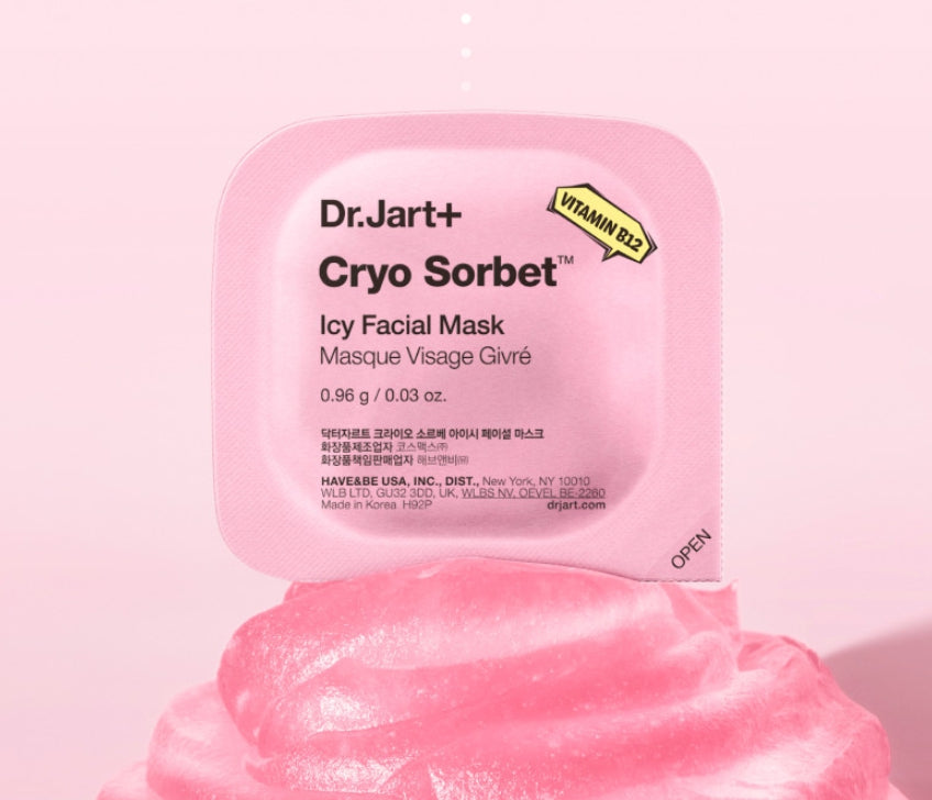 Dr.Jart+ Cryo Sorbet Icy Facial Mask from Korea
