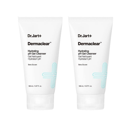2 x Dr.Jart+ Dermaclear Hydrating pH Gel Cleanser 150ml from Korea