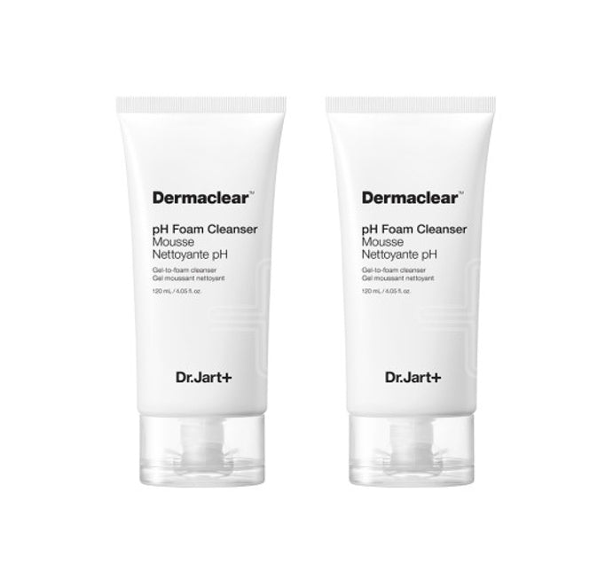 2 x Dr.Jart+ Dermaclear pH Foam Cleanser 120ml from Korea by Dr.Jart+