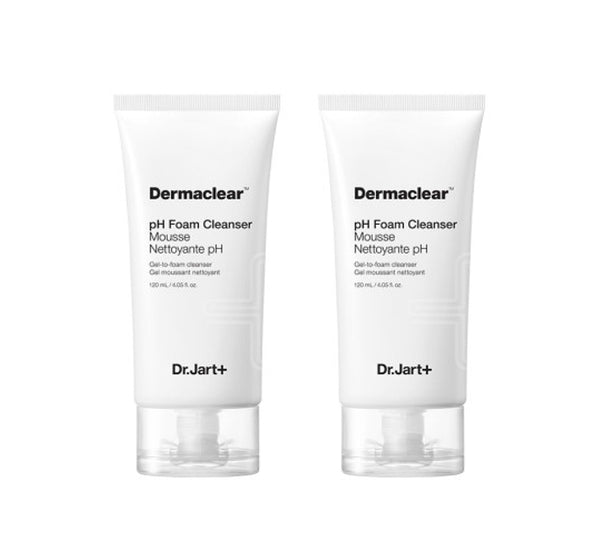 2 x Dr.Jart+ Dermaclear pH Foam Cleanser 120ml from Korea by Dr.Jart+