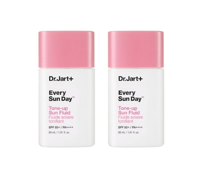 2 x Dr.Jart+ Every Sun Day Tone Up Sun Fluid 30ml, SPF50+ PA++++ from Korea by Dr.Jart+