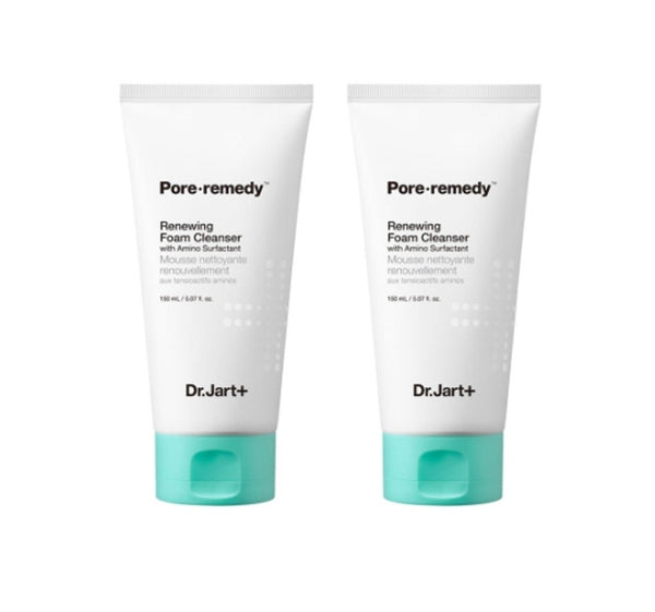 2 x Dr.Jart+ Pore Remedy Renewing Foam Cleanser 150ml from Korea by Dr.Jart+