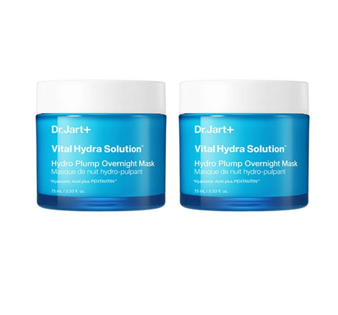 2 x Dr.Jart+ Vital Hydra Solution Hydro Plump Overnight Mask 75ml from Korea by Dr.Jart+