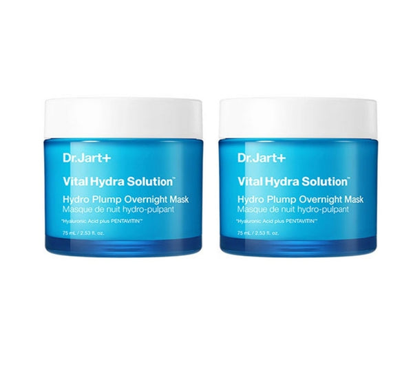 2 x Dr.Jart+ Vital Hydra Solution Hydro Plump Overnight Mask 75ml from Korea by Dr.Jart+