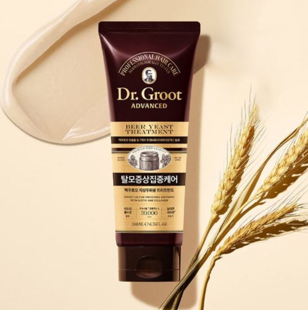 Dr.Groot Advanced Beer Yeast Shampoo 688ml + Treatment 200ml for Oily Scalp Intensive care for Hair Loss from Korea by Dr.Groot