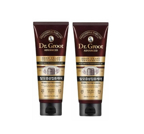 2 X Dr.Groot Advanced Beer Yeast Treatment for Oily Scalp Intensive care for Hair Loss 200ml from Korea by Dr.Groot
