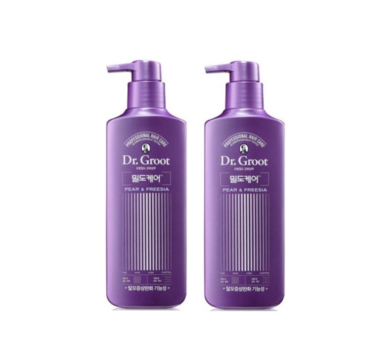 2 X Dr. Groot Density Intensive Solution Hair Loss Control Shampoo 400m Pear & Freesia from Korea by Dr.Groot