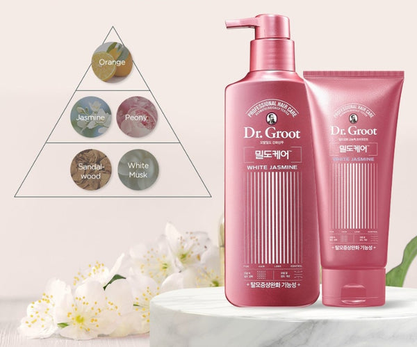 Dr. Groot Density Intensive Solution Hair Loss Control Shampoo 400m White Jasmine from Korea by Dr.Groot