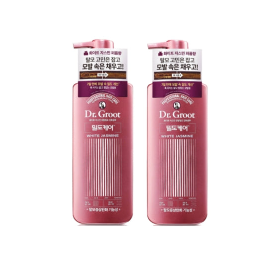 2 X Dr. Groot Density Intensive Solution Hair Loss Control Shampoo 400m White Jasmine from Korea by Dr.Groot