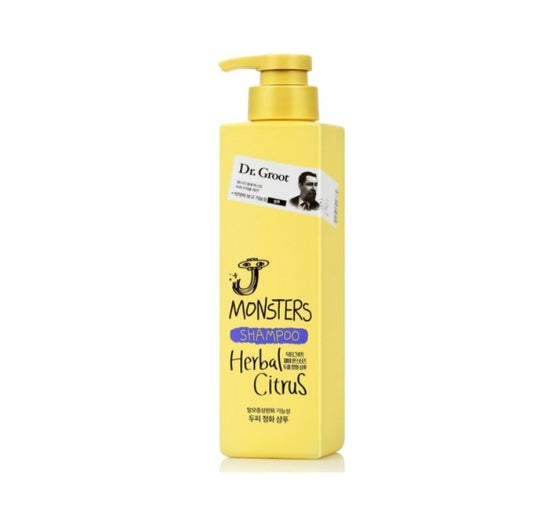 Dr. Groot J Monsters Shampoo Herbal Citrus 385ml (Scalp Purifying & Volume) from Korea