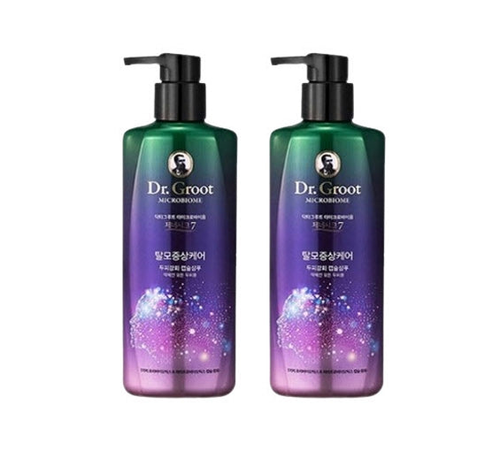 2 x Dr. Groot Microbiome Genethick7 Hair Loss Care Capsule Shampoo 400ml from Korea
