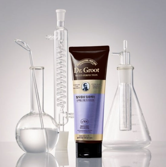 Dr.Groot Intensive Care Multi-Perfection Hair Loss Control Shampoo for Fizzy Hair 400ml + Treatment 250ml from Korea by Dr.Groot