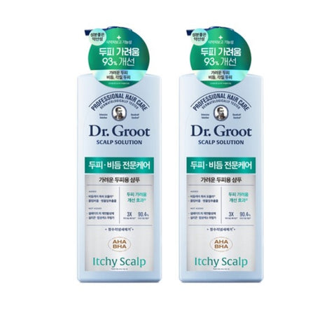 2 x Dr. Groot Professional Hair Care Scalp Solution Itchy Scalp Shampoo 700ml from Korea