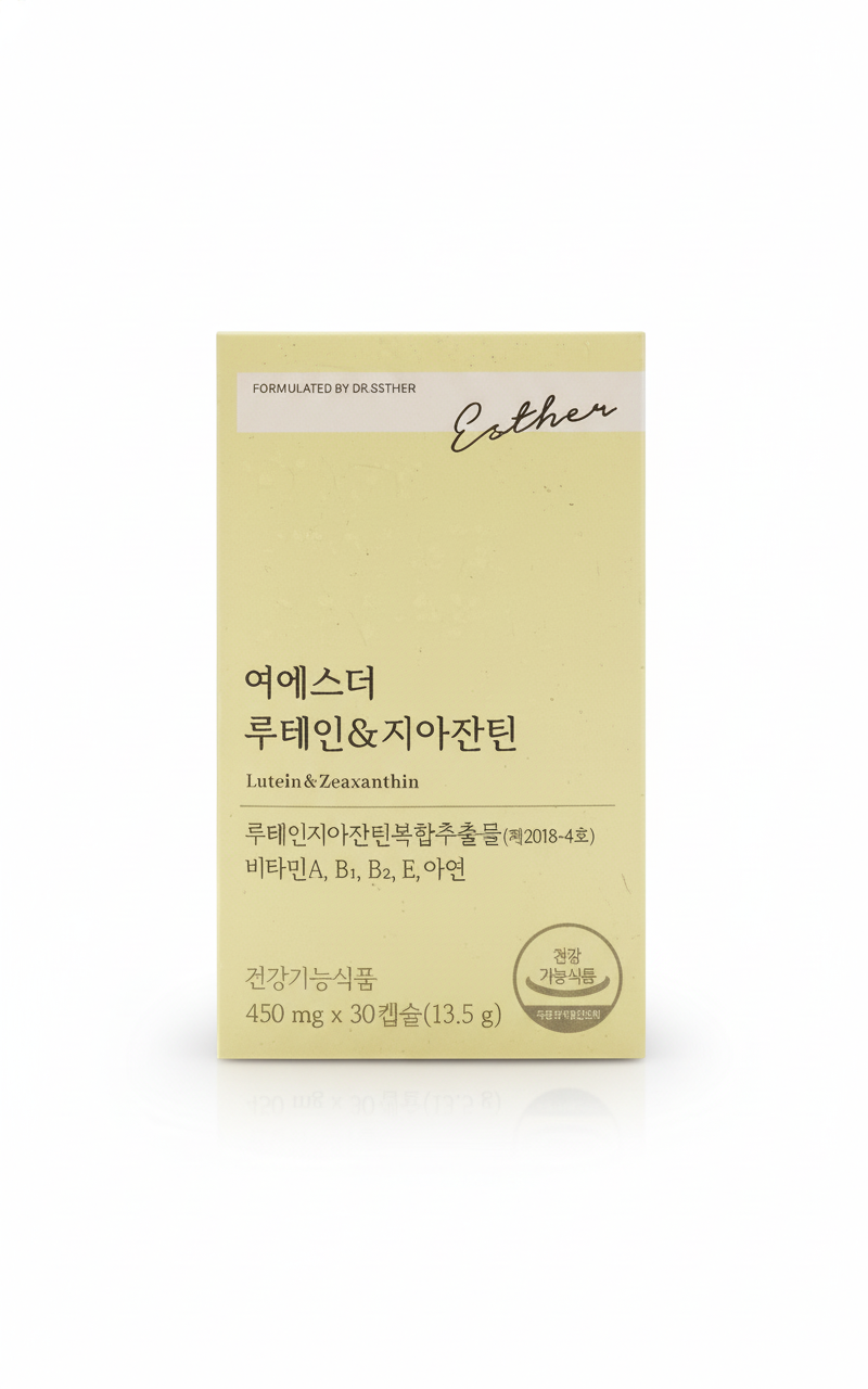 ESTHER FORMULA Lyuh Esther Lutein&Zeaxanthin (450mg x 30) from Korea