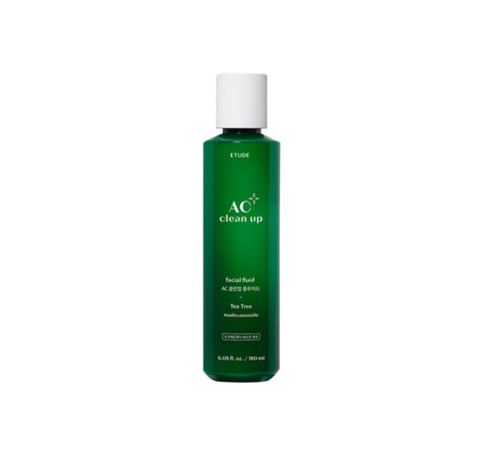 ETUDE AC Clean Up Facial Fluid 180ml from Korea by ETUDE