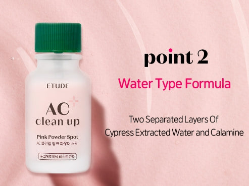 ETUDE AC Clean Up Pink Powder Spot 15ml from Korea by ETUDE