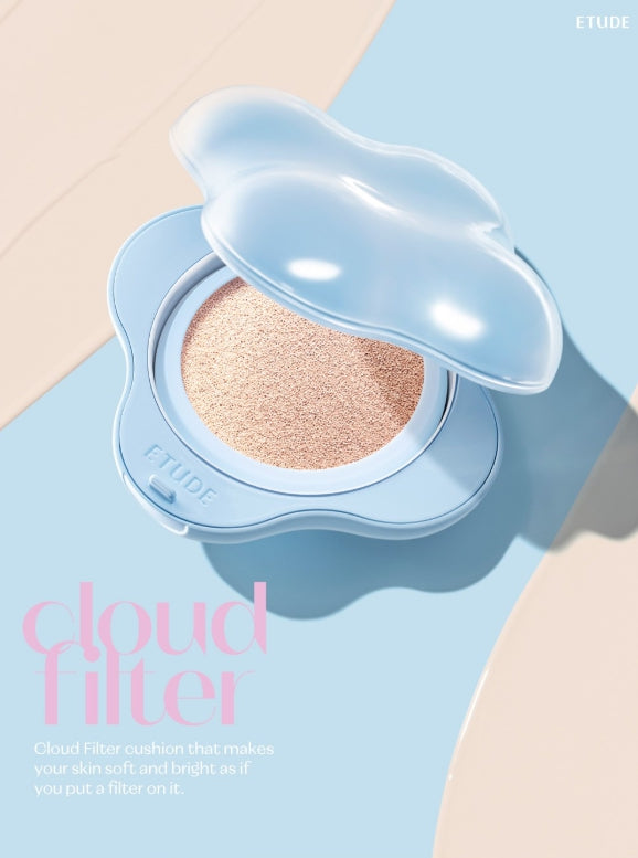 ETUDE Cloud Filter Cushion 15g, #21 Ivory from Korea by ETUDE