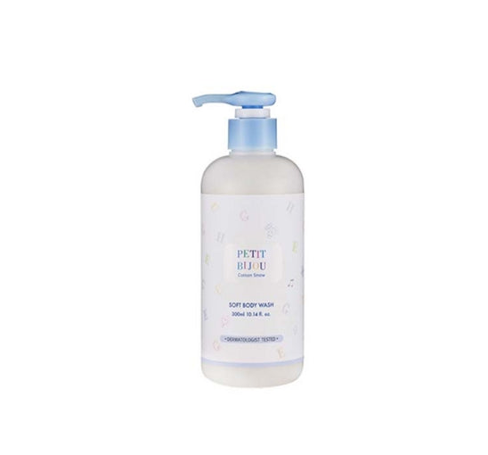 ETUDE Petit Bijou Cotton Snow Soft Body Wash 300ml from Korea by ETUDE