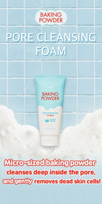 ETUDE Baking Powder Pore Cleansing Foam 160ml from Korea by ETUDE