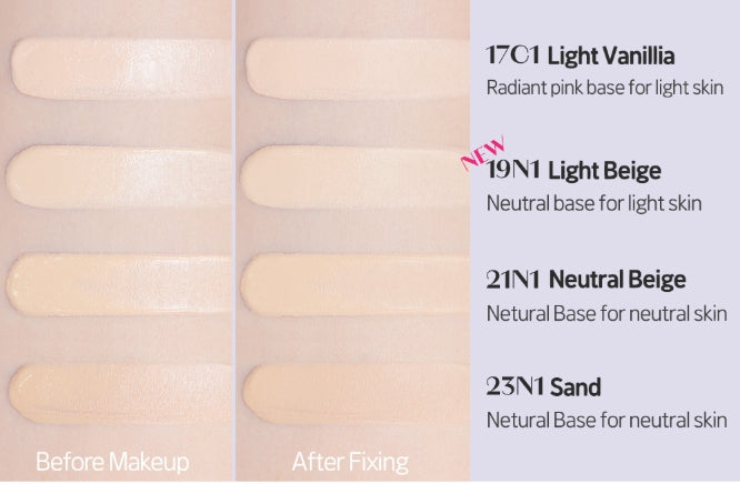 ETUDE Double Lasting Vegan Cover Foundation 30g, 19N1 Light Beige from Korea by ETUDE