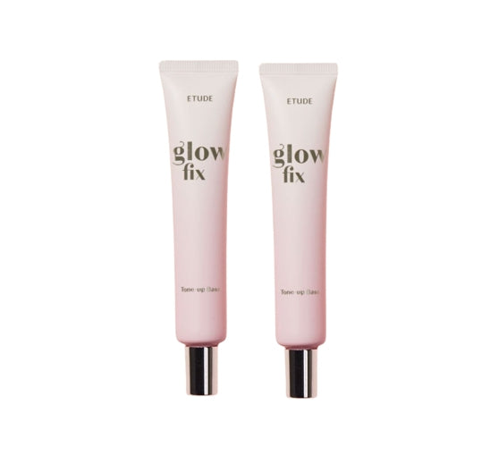 2 X ETUDE Glow Fix Tone-up Base 30ml from Korea by ETUDE