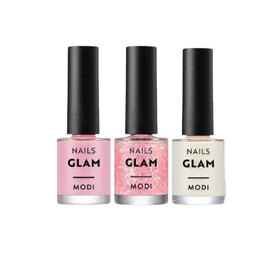 ETUDE MODI Glam Nails (3 Colors; Charmant Rose, Rose Quartz, Lily White) from Korea by ETUDE
