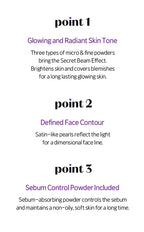 ETUDE Secret Beam Powder Pact SPF36/PA+++, W13 Natural Pear Beige from Korea by ETUDE