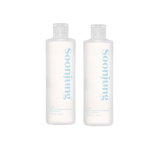 2 X ETUDE Soonjung Cleansing Water 320ml from Korea by ETUDE