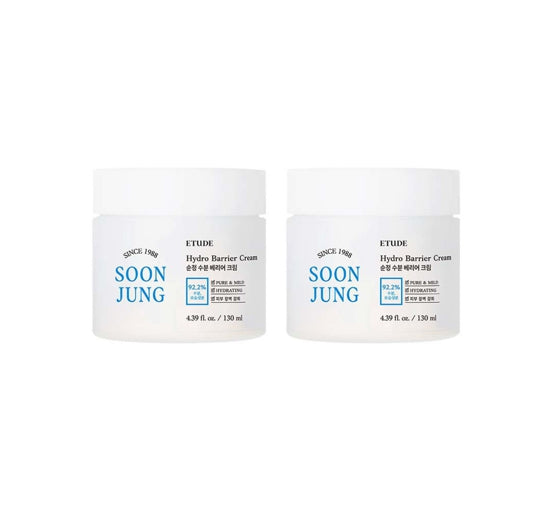 2 X ETUDE Soonjung Hydro Barrier Cream 130ml from Korea by ETUDE