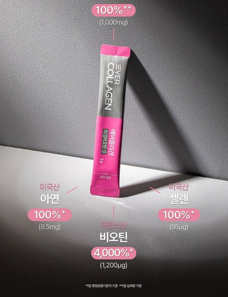 EVER COLLAGEN Time Biotin Cell 30 Sticks (30-day supply) from Korea_KT by EVER COLLAGEN